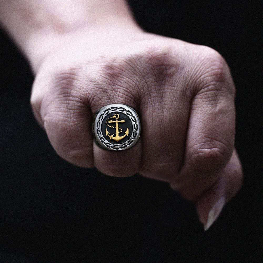 Anchor Stainless Steel Marine Ring