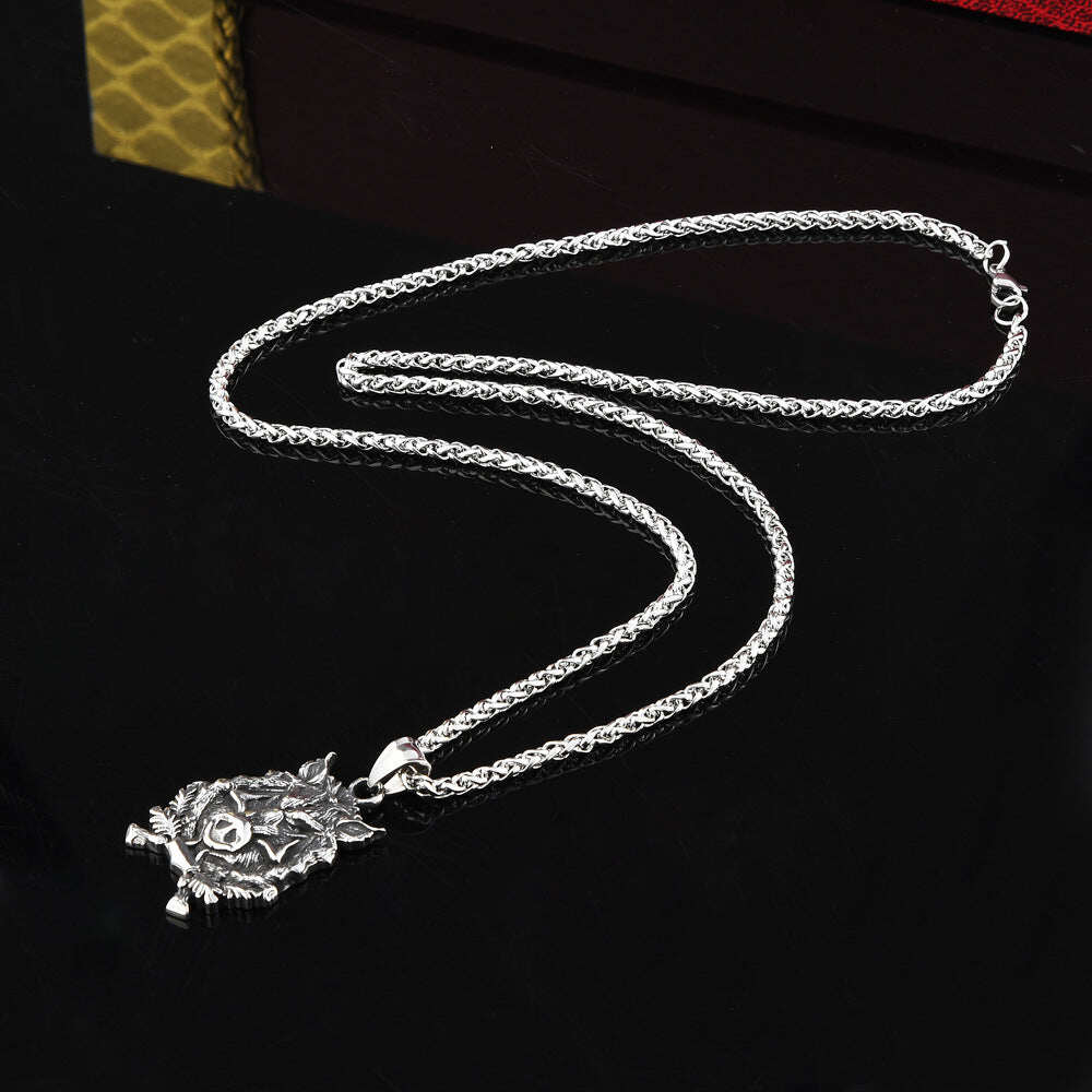 Viking Celtic Boar Pendant Necklace