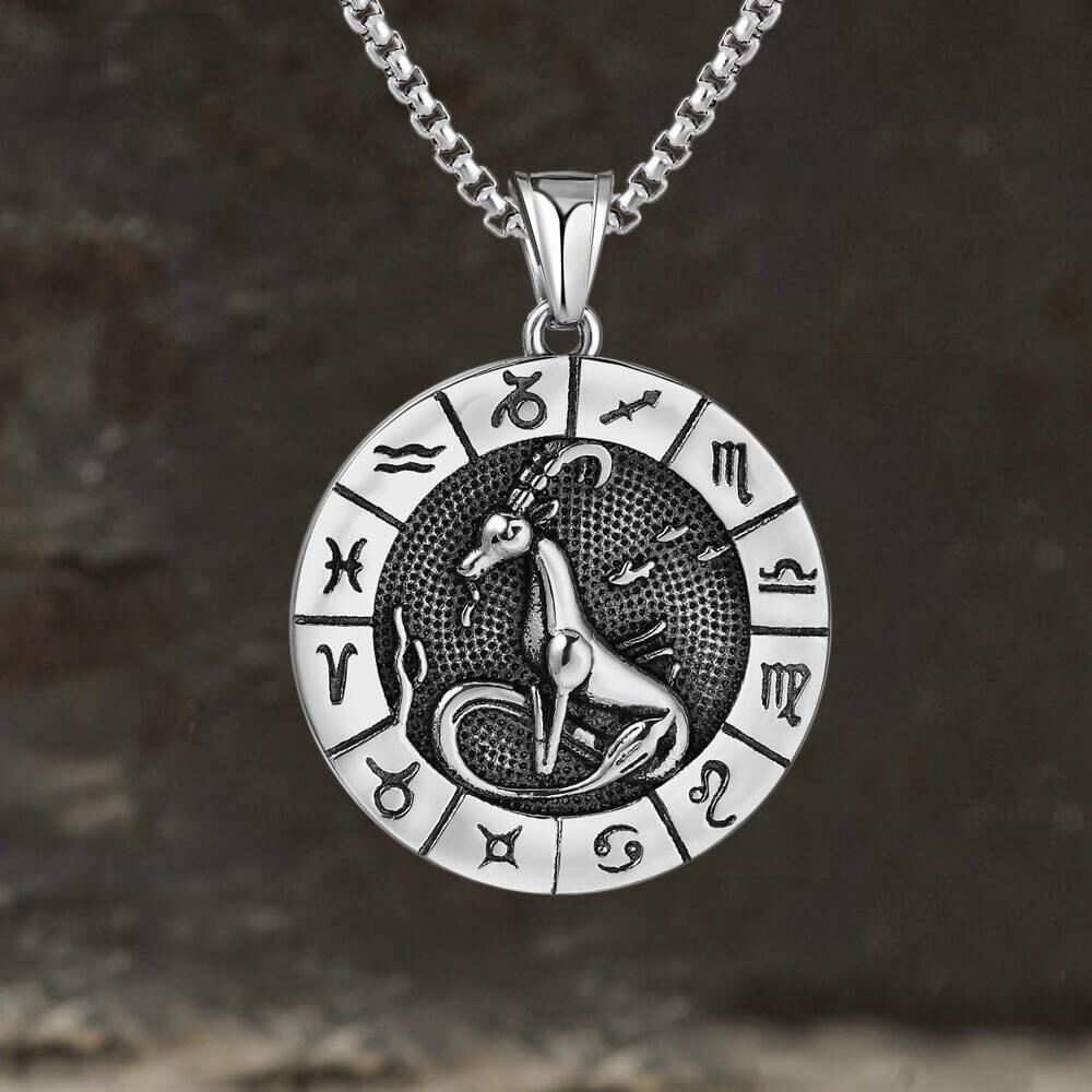Capricorn Stainless Steel Pendant