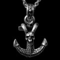 Skull Anchor Necklace "New World"