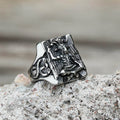 Baphomet Stainless Steel Satan Ring