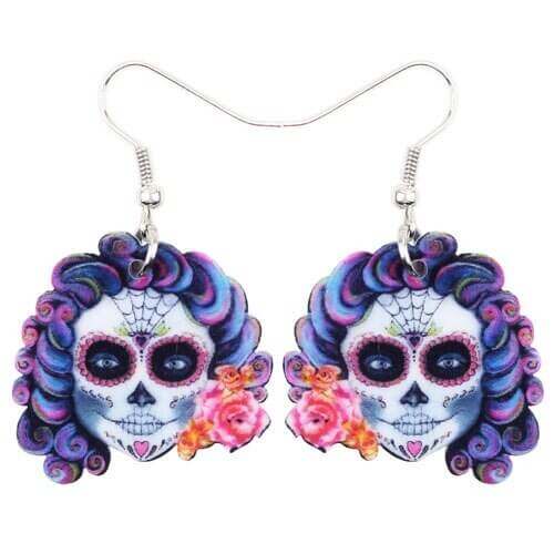 The Santa Muerte Earrings