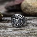 Yggdrasil Stainless Steel Viking Signet Ring