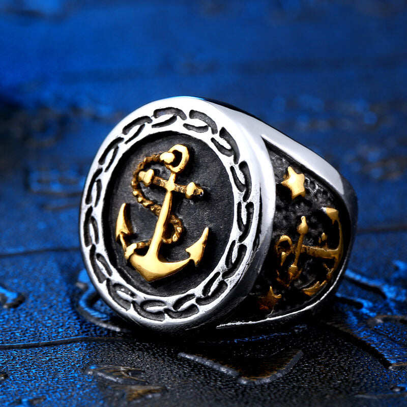Anchor Stainless Steel Marine Ring