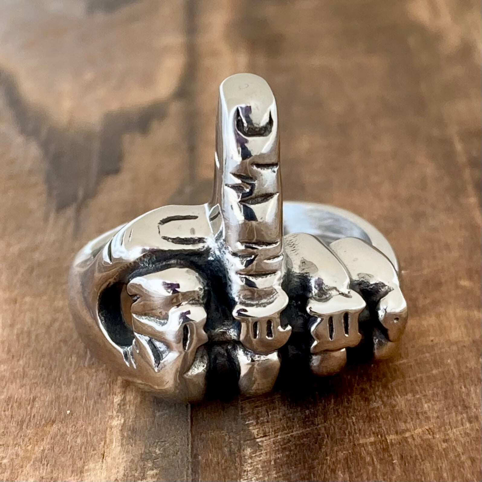 Middle Finger Ring - Sizes 5-15 - R210