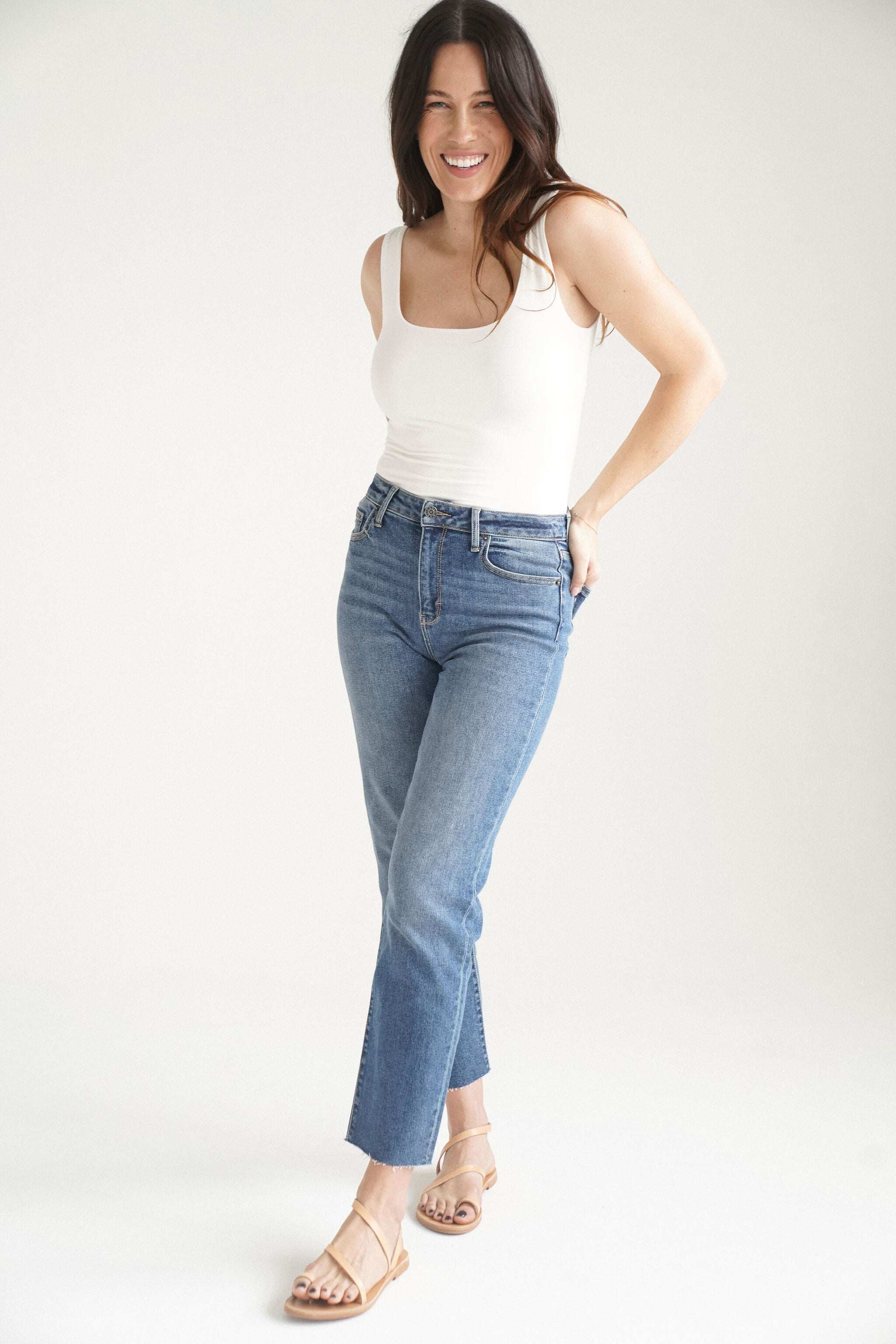 Chrissy Classic Straight Leg Jeans
