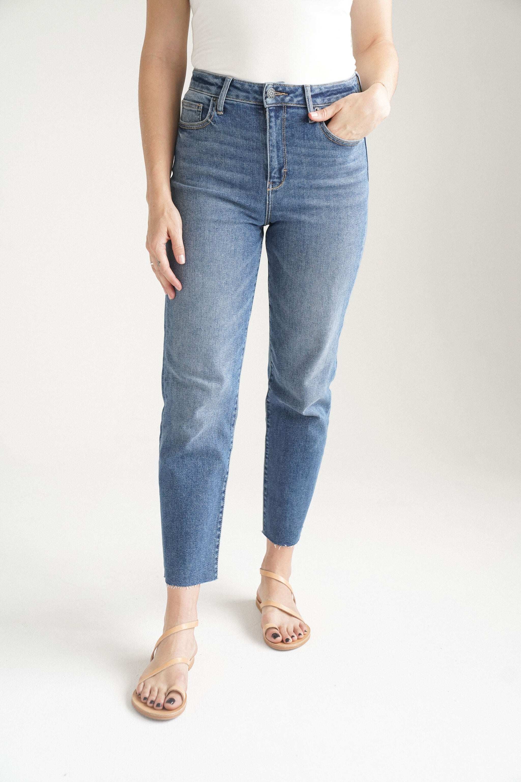 Chrissy Classic Straight Leg Jeans