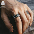 Viiona 925 Silver Skull Ghost Face Ring