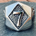 Ring 7 - Silver - Sizes 7-15 - R43