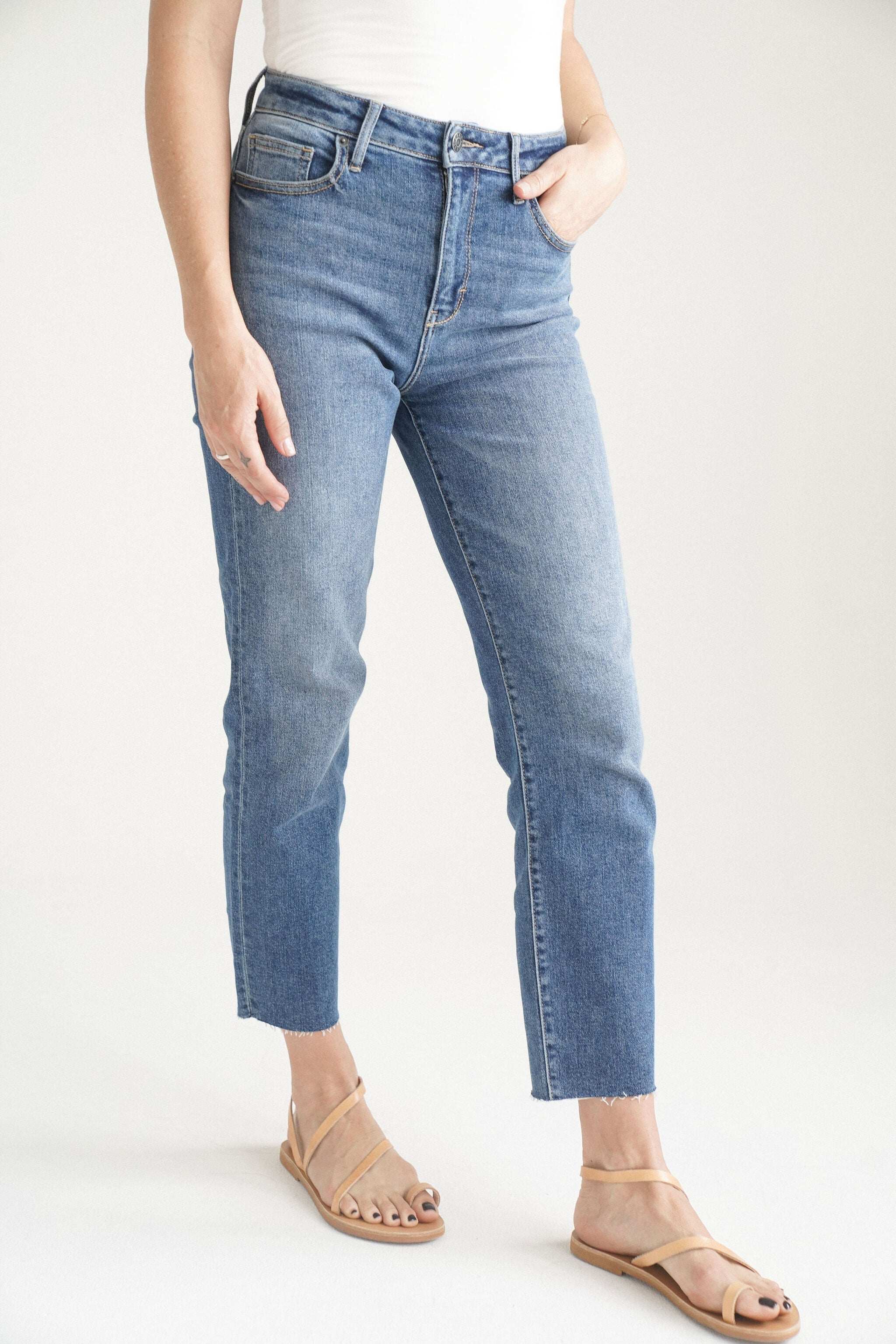 Chrissy Classic Straight Leg Jeans