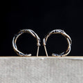 Winding Thorns Sterling Silver Stud Earrings
