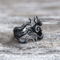 Vintage Octopus Arms Stainless Steel Animal Ring