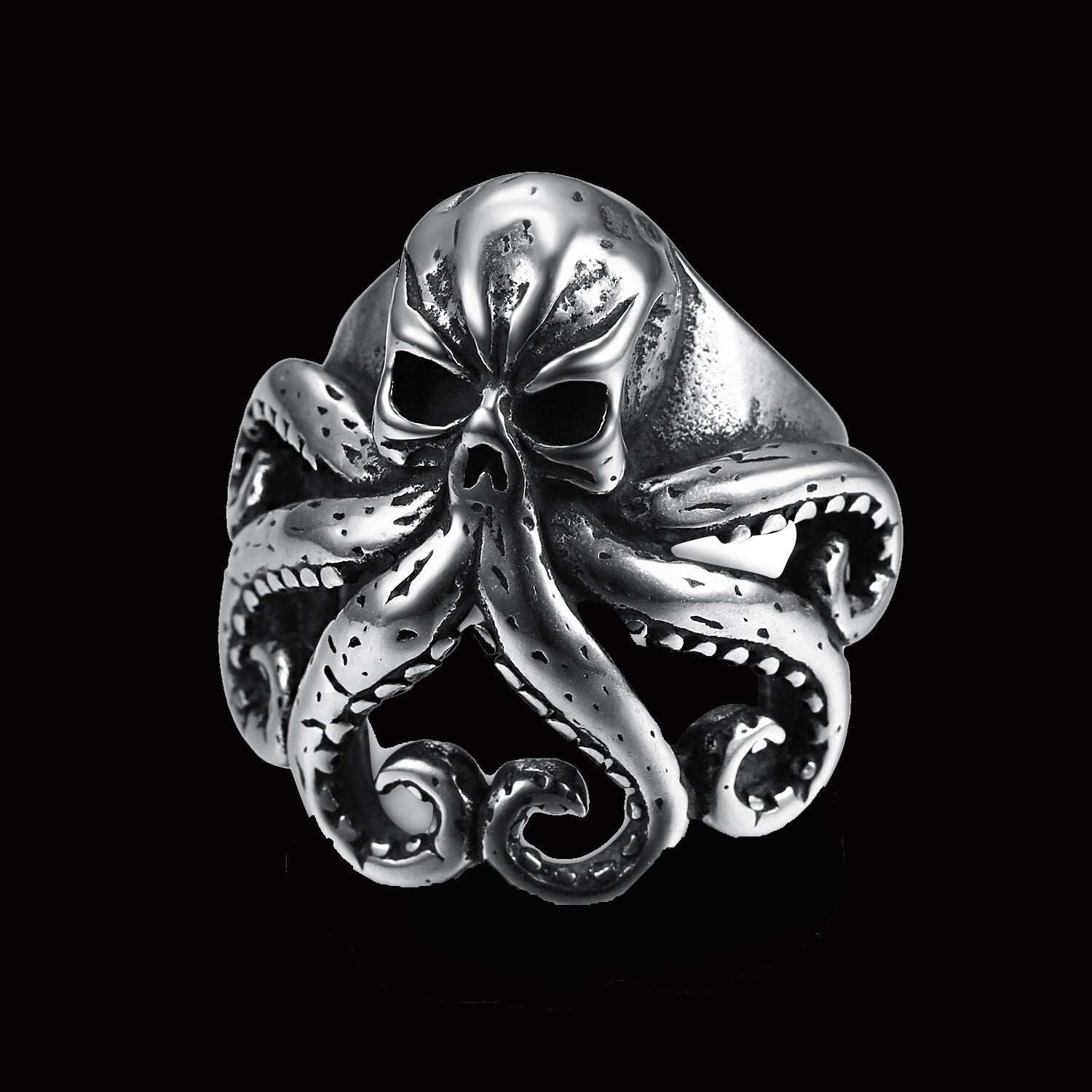 Octopus Skull Ring - Sizes 7-16 - R72