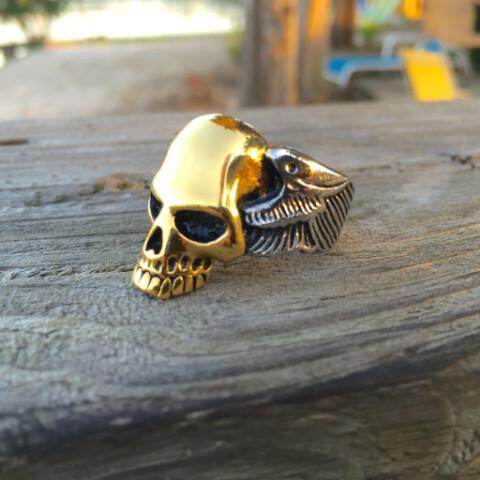 Skull Ring - The Speed Demon - Sizes 8-13 - R69