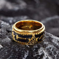 Freemasonry Symbol Stainless Steel Spinner Ring