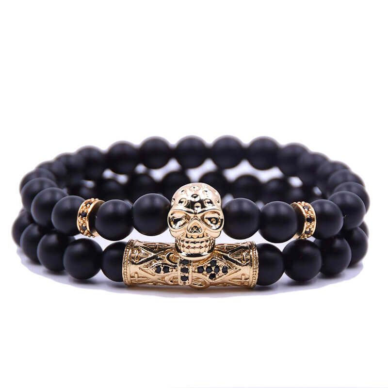 Ancient Skull Bracelet (Pearl)