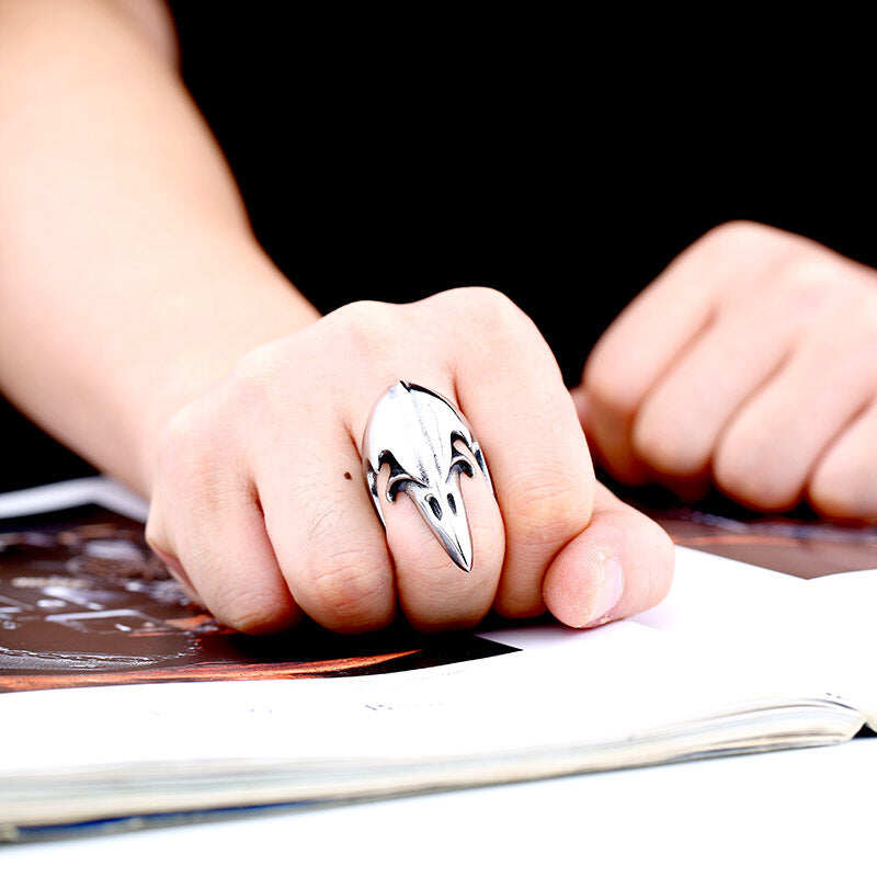 Viking Raven Ring - The Guardian - Sizes 7-15 - R90