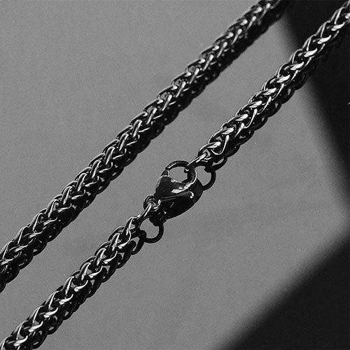 3 mm * 60 cm Wheat Black Chain