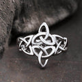 Triquetra Irish Celtics Stainless Steel Viking Ring