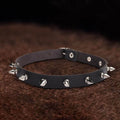 Punk Leather Alloy Gothic Choker Necklace