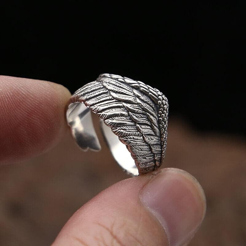 Eagle Wing Sterling Silver Ring