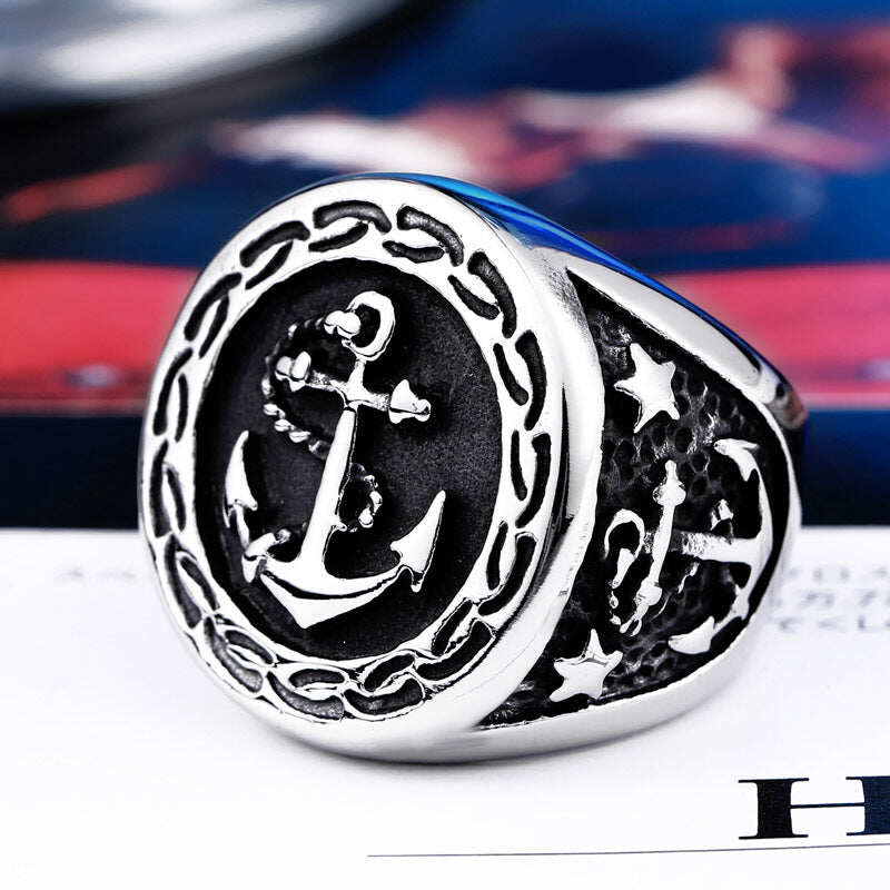 Anchor Stainless Steel Marine Ring