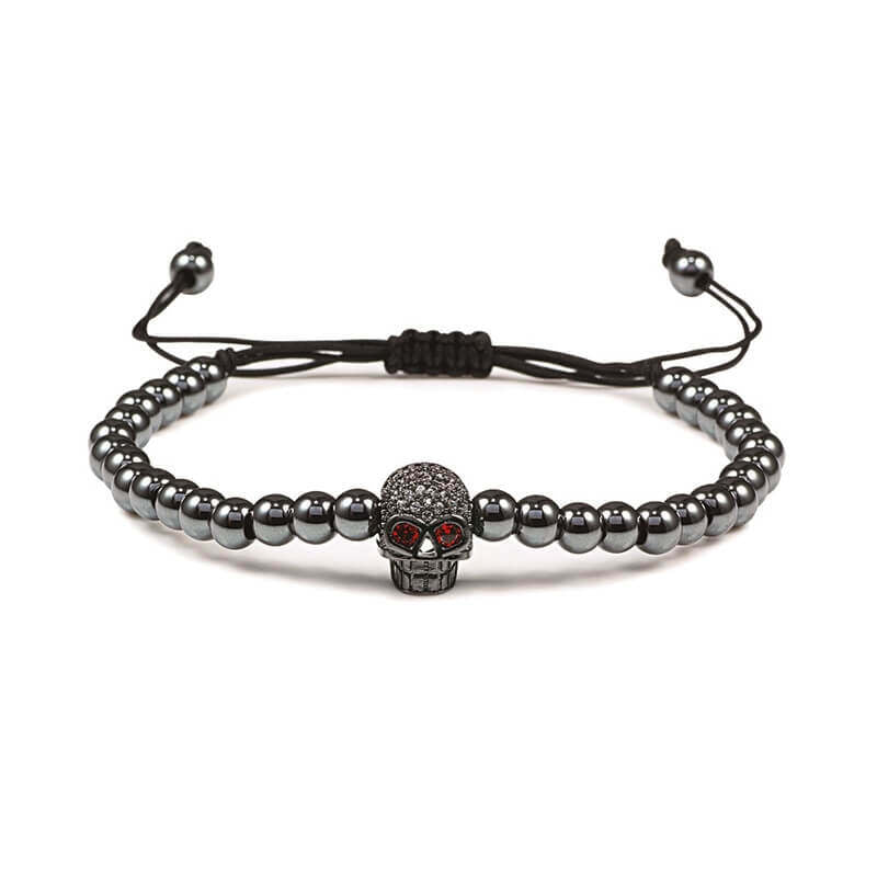 Skull Head Bracelet (Pearl)