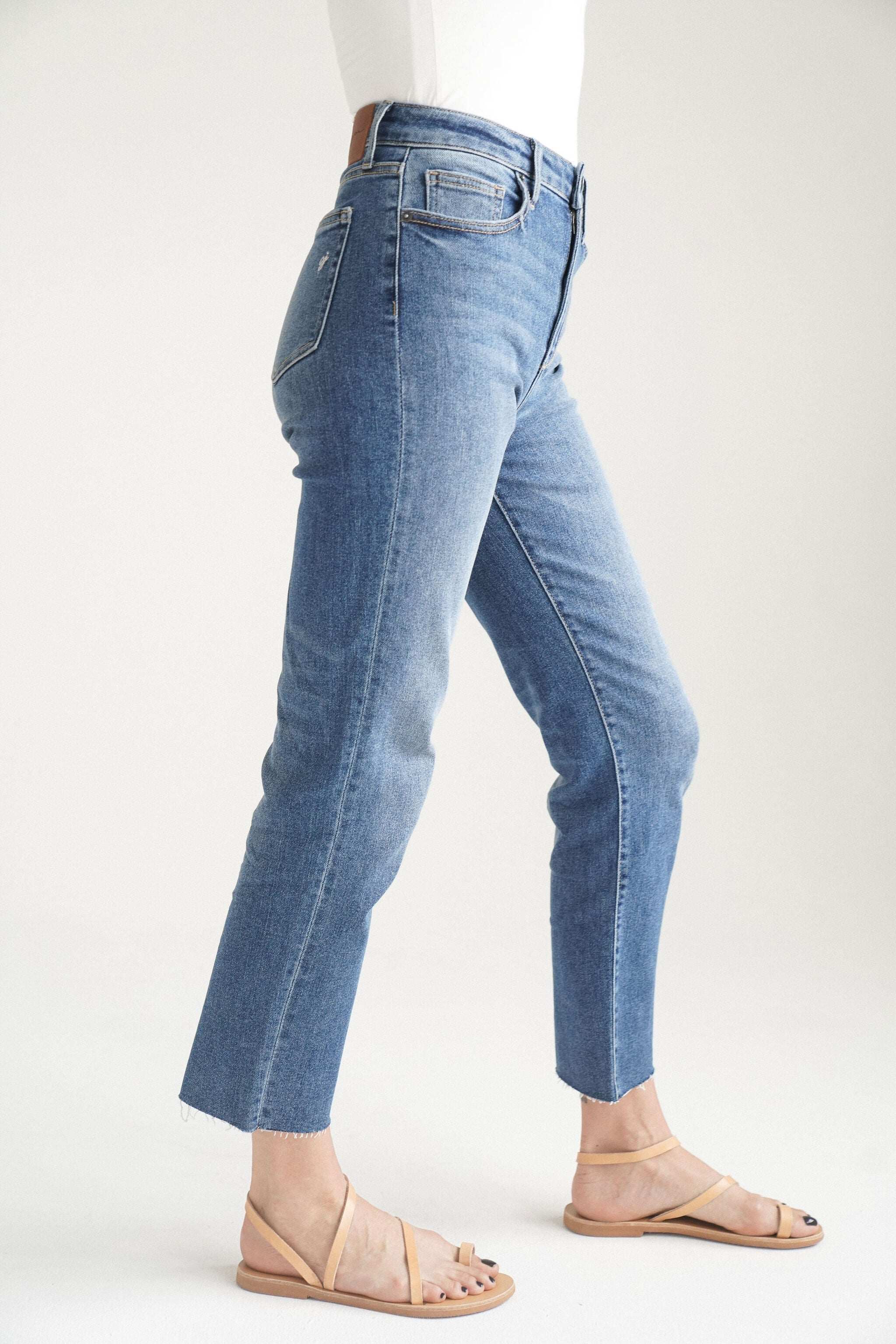 Chrissy Classic Straight Leg Jeans