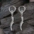 Vintage Dagger-Shaped Stainless Steel Earrings