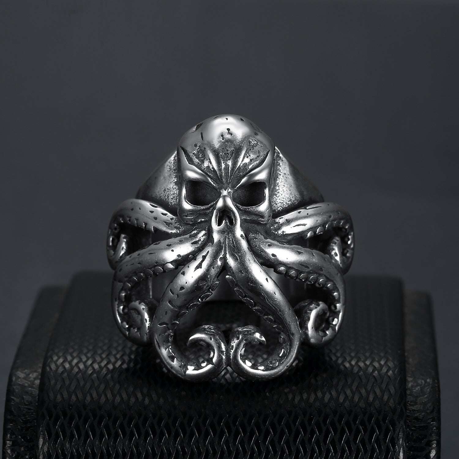 Octopus Skull Ring - Sizes 7-16 - R72