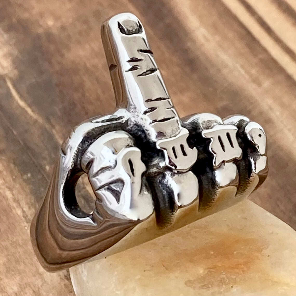 Middle Finger Ring - Sizes 5-15 - R210
