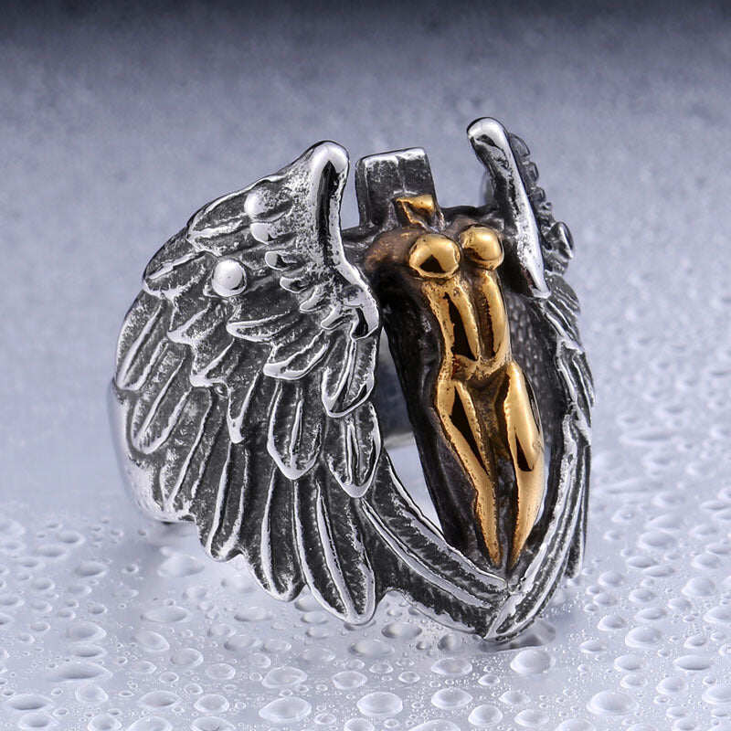 Angel of Death Ring (Steel)