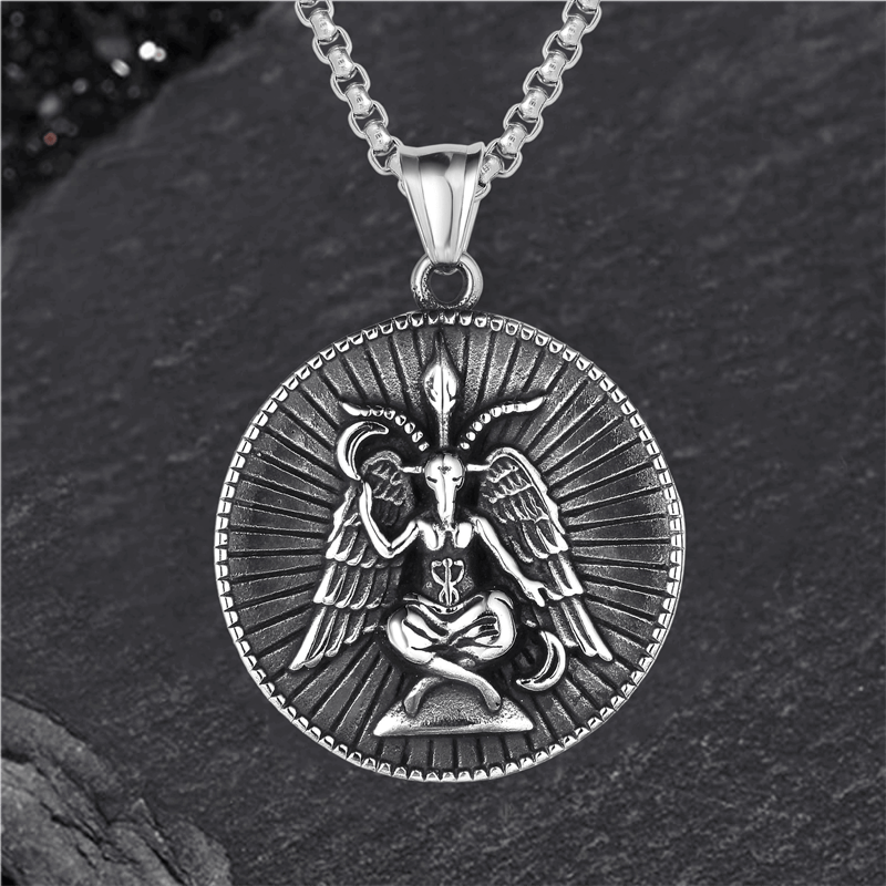 Baphomet Goat Stainless Steel Satanic Pendant