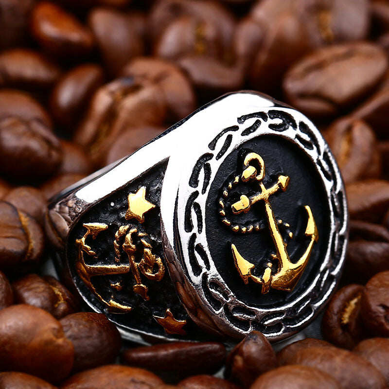Anchor Stainless Steel Marine Ring