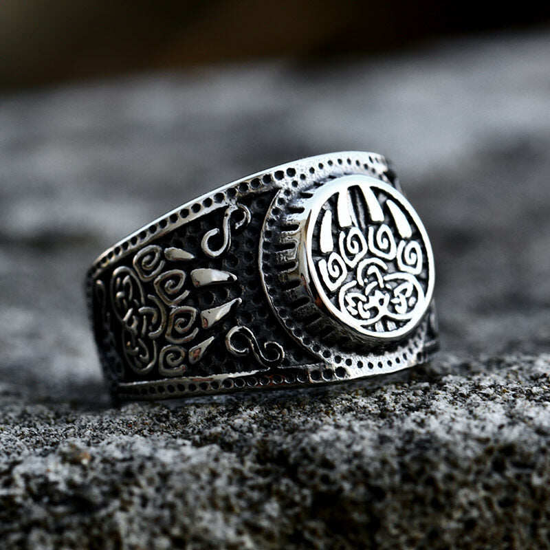 Bear Claw Stainless Steel Viking Ring