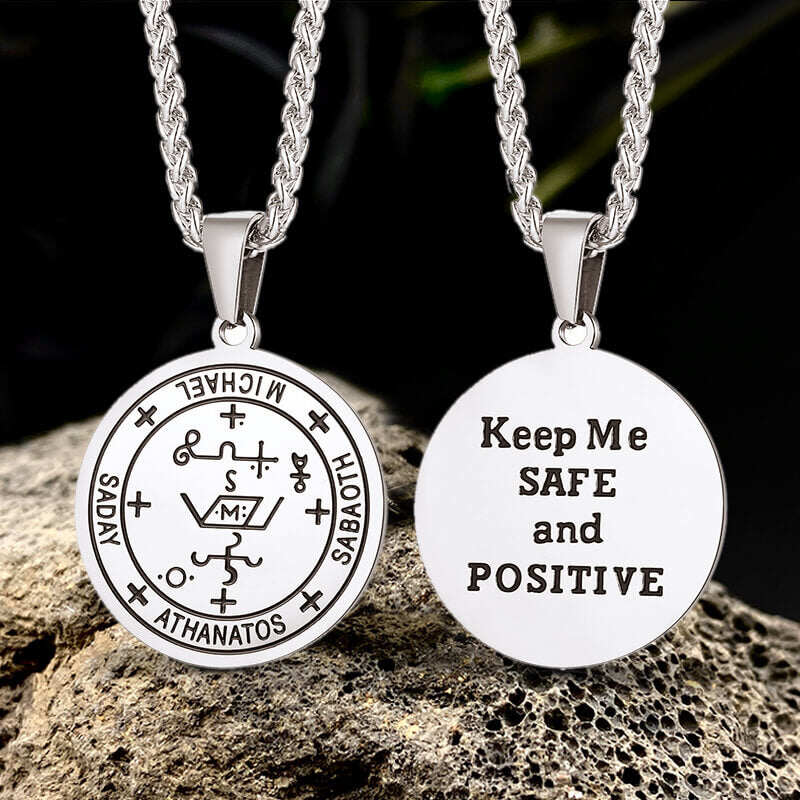 Archangel Michael Seal of Solomon Stainless Steel Pendant