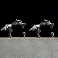 Gothic Dragon Sterling Silver Ear Cuff Earring