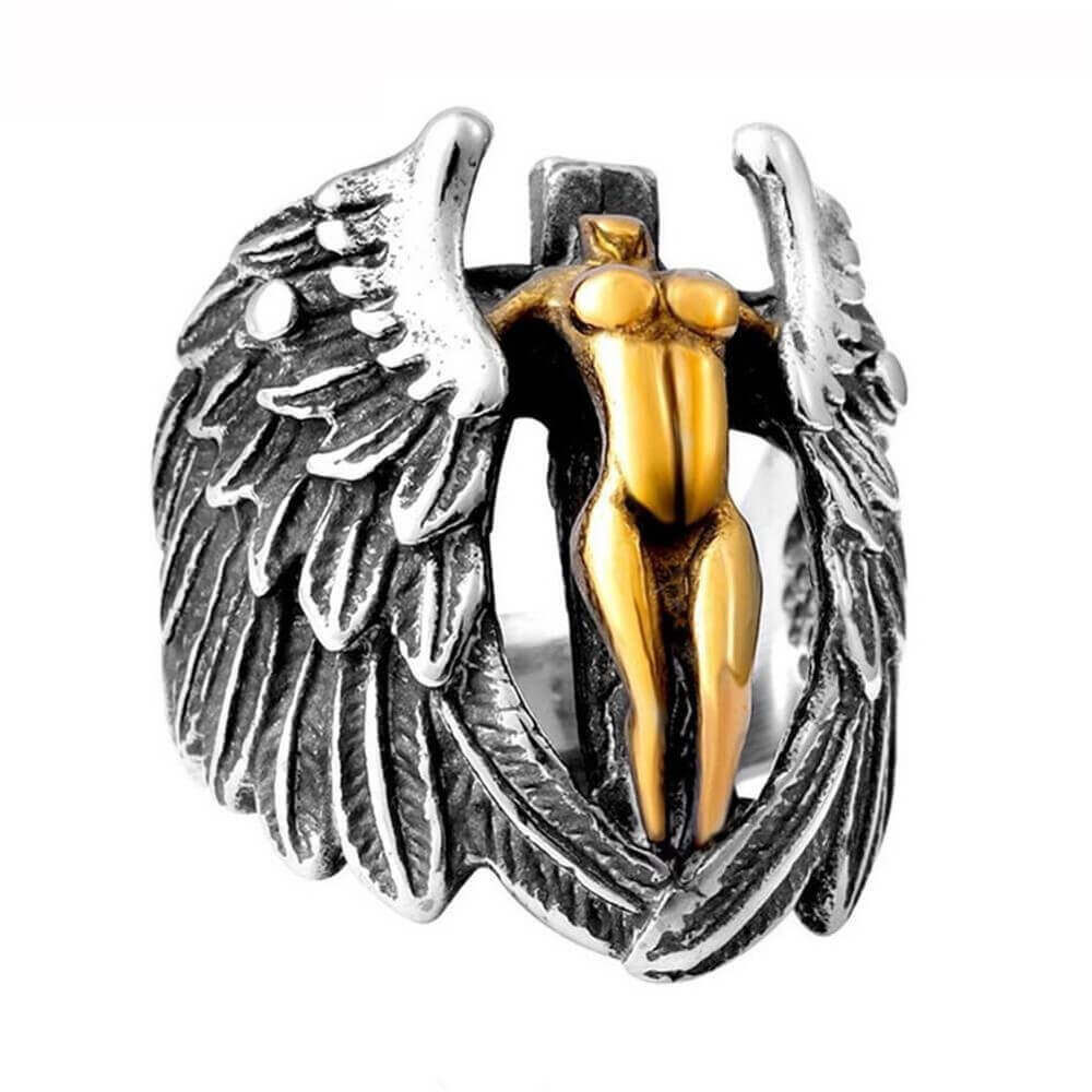 Angel of Death Ring (Steel)