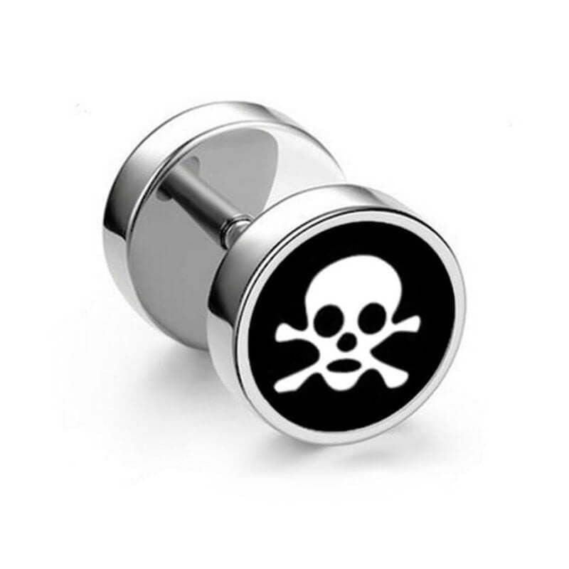 Skulls Earrings (Steel)