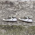 Angel Feather Brass Gothic Cufflinks