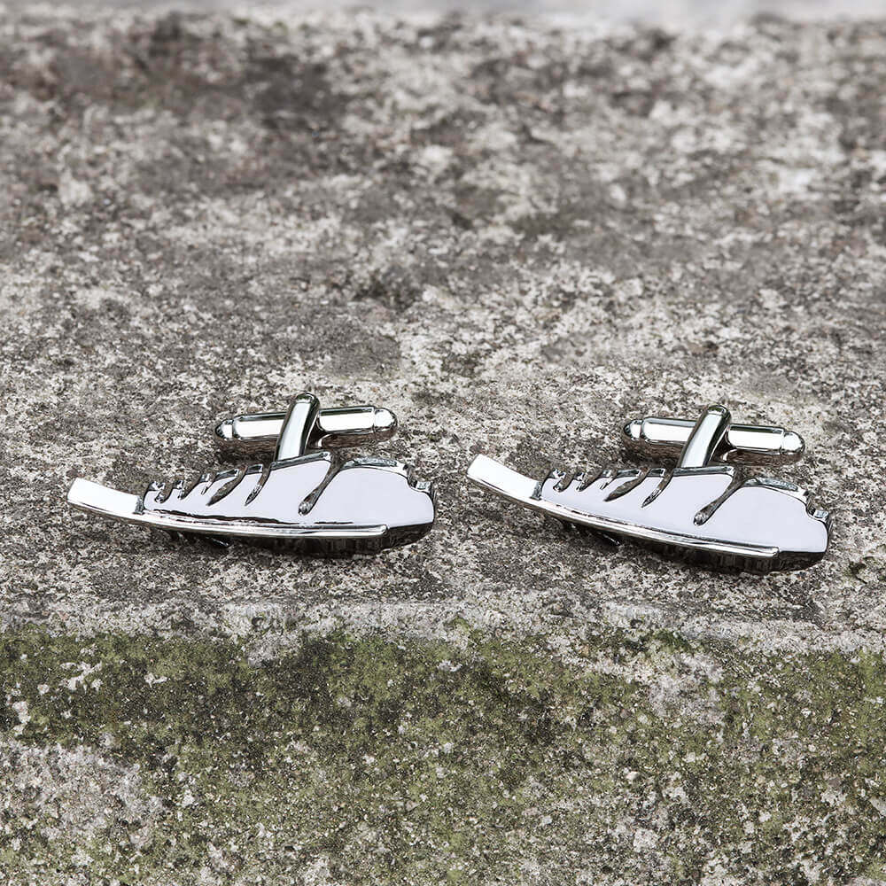 Angel Feather Brass Gothic Cufflinks