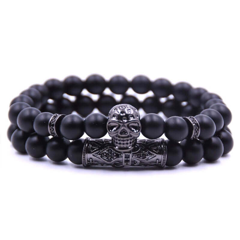 Ancient Skull Bracelet (Pearl)