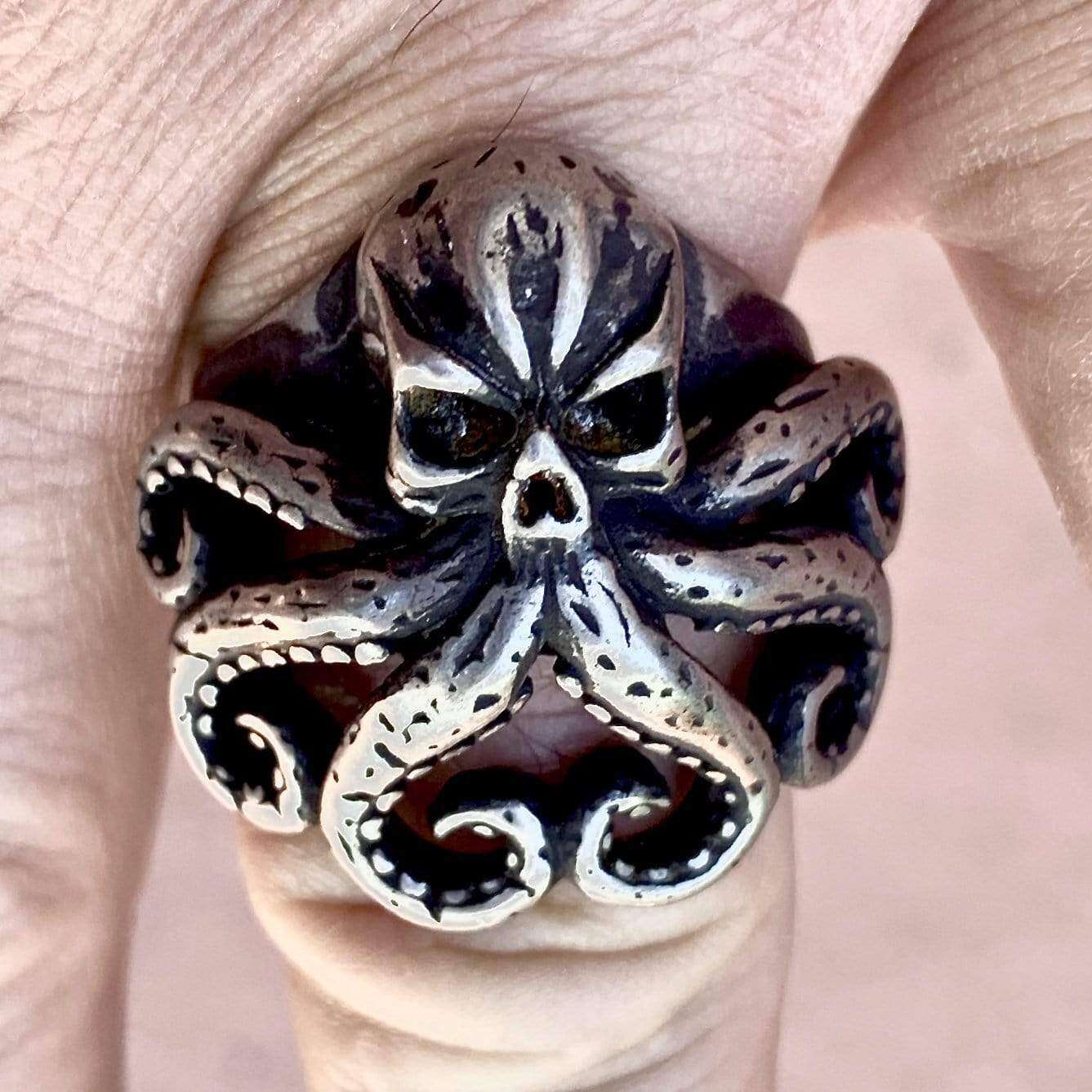 Octopus Skull Ring - Sizes 7-16 - R72