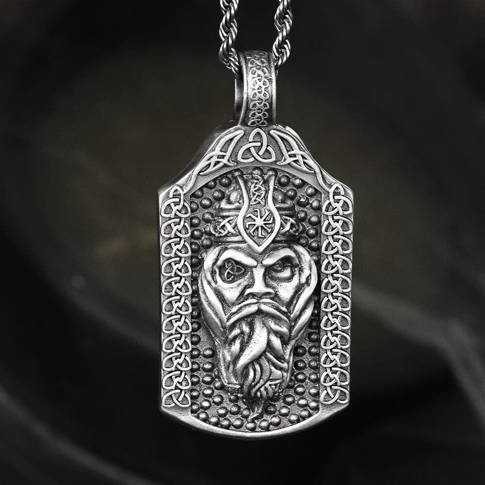 The All-Father Odin Pure Tin Viking Necklace