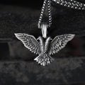 Double-Headed Eagle Pure Tin Necklace