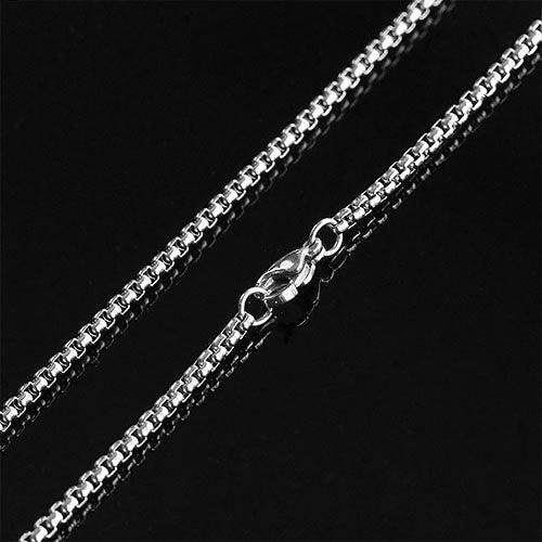 3mm * 60cm Box Silver Chain