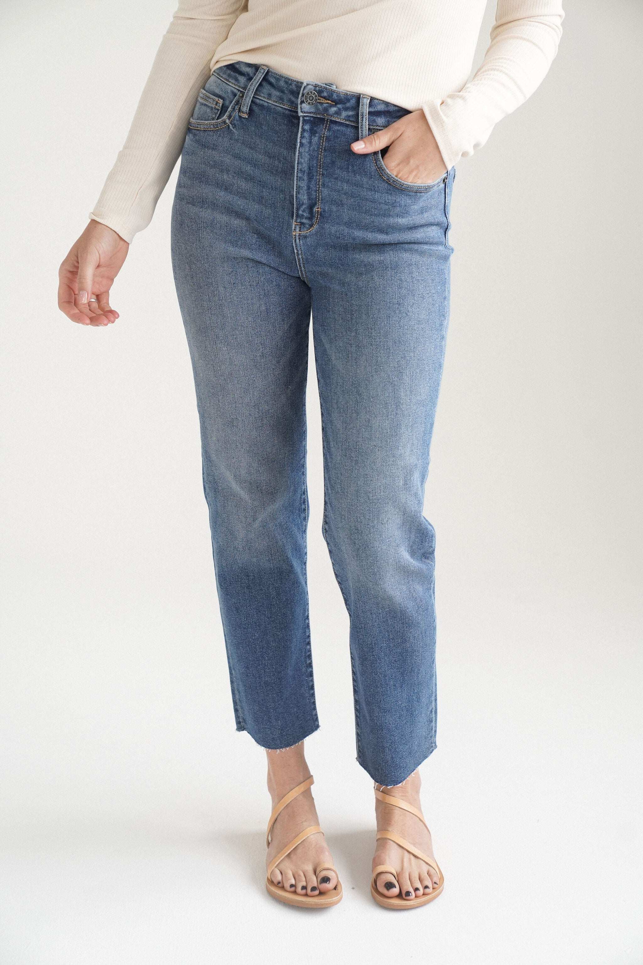 Chrissy Classic Straight Leg Jeans