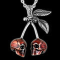 Cherry Skull Necklace