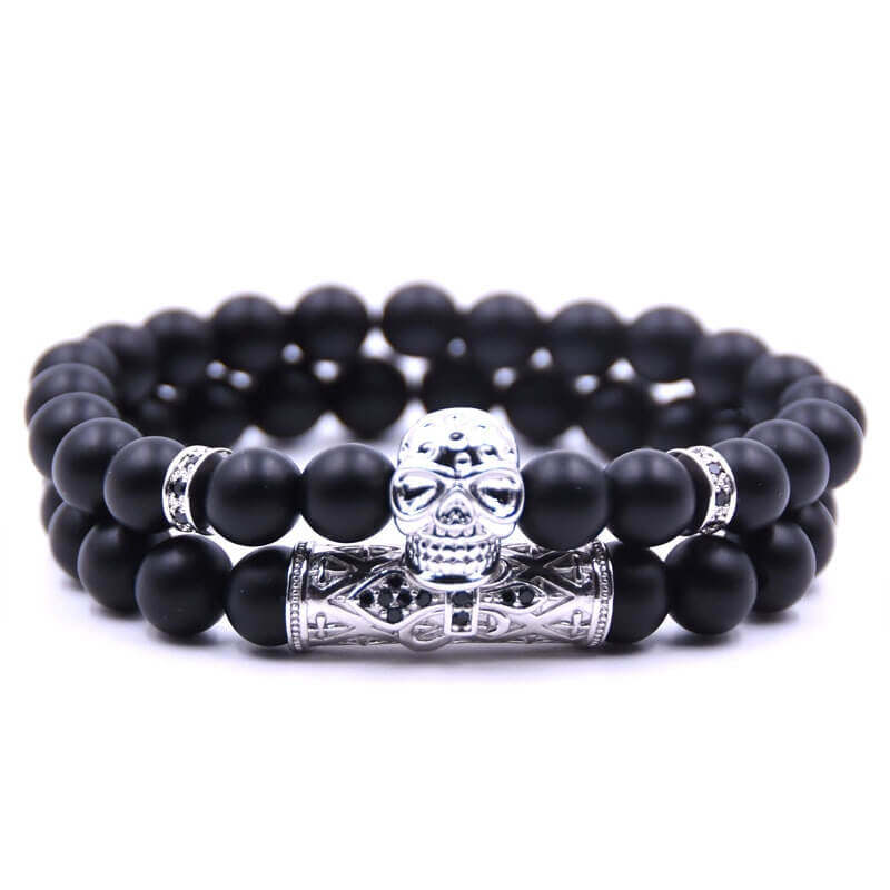 Ancient Skull Bracelet (Pearl)