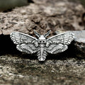 Death Head Moth Zinc Alloy Skull Brooch